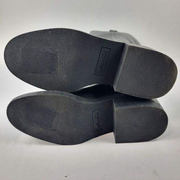 Splendid Vivie Knee High Boots Faux  Leather Black size 7M - Picture 14 of 15